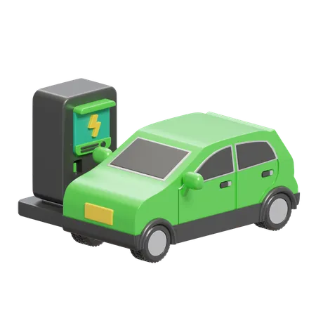 Electric Charging Station  3D Icon