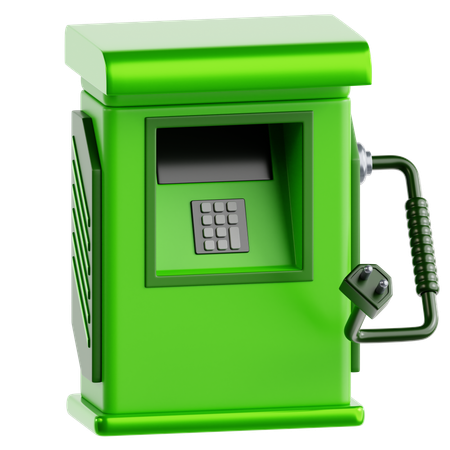 Electric Charging Station  3D Icon