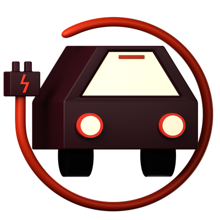 Electric Charging Station  3D Icon