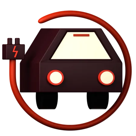 Electric Charging Station  3D Icon