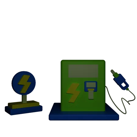 Electric Pump  3D Icon