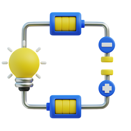 Electric circuit  3D Icon