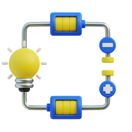 Electric circuit  3D Icon