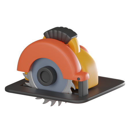 Electric Circular Saw  3D Icon