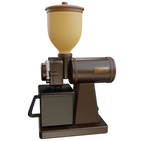 3 D Electric Coffee Grinder Illustration With Transparent Background 3D Icon