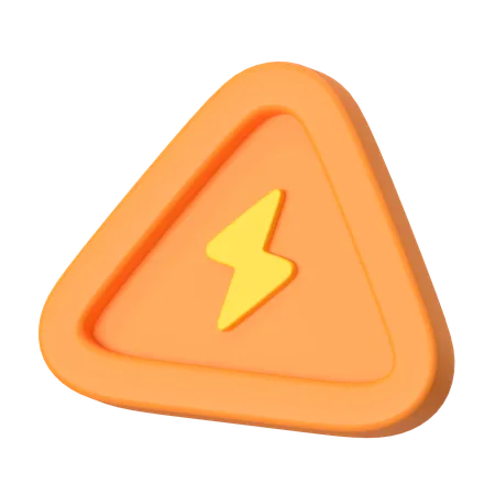 Electric Danger  3D Icon