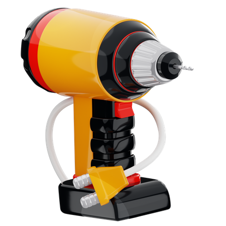 Electric Drill  3D Icon