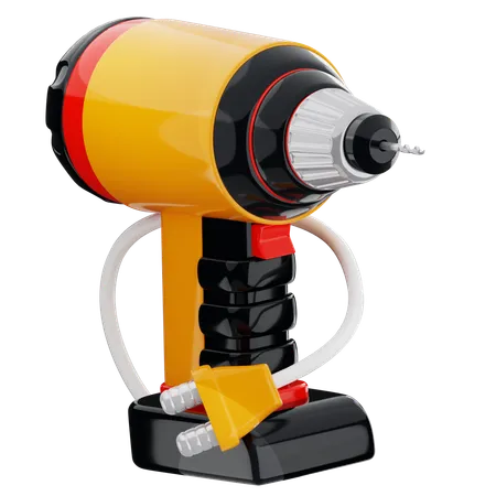 Electric Drill  3D Icon