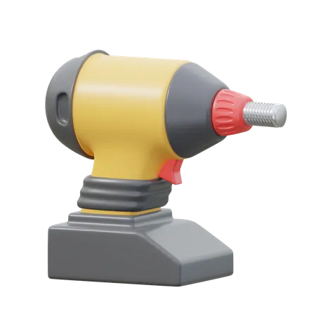 Electric Drill  3D Icon