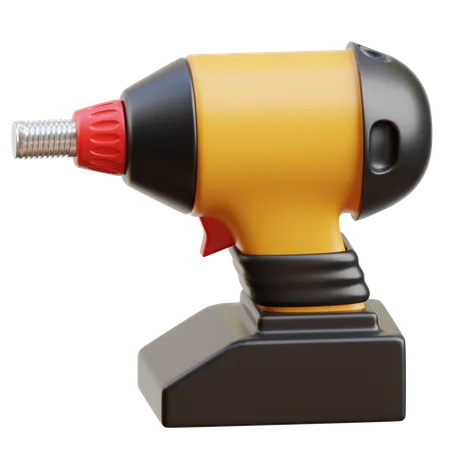 Electric Drill  3D Icon