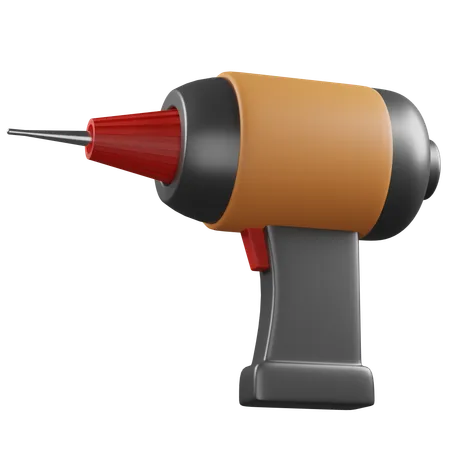 Electric Drill  3D Icon