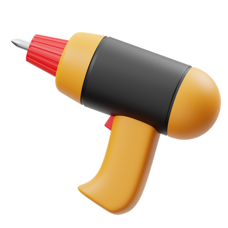 Electric Drill  3D Icon