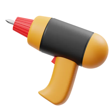 Electric Drill  3D Icon