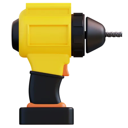 Electric Drill  3D Icon