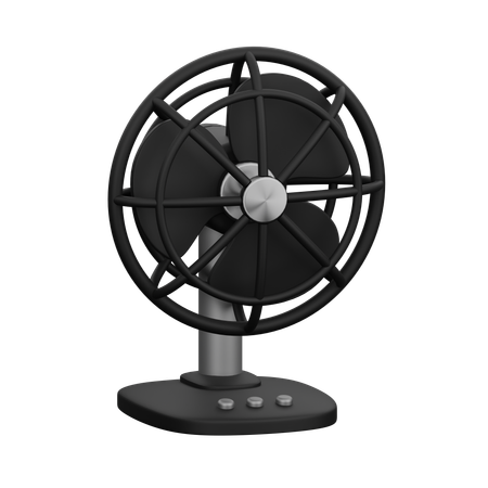 Electric Fan  3D Icon