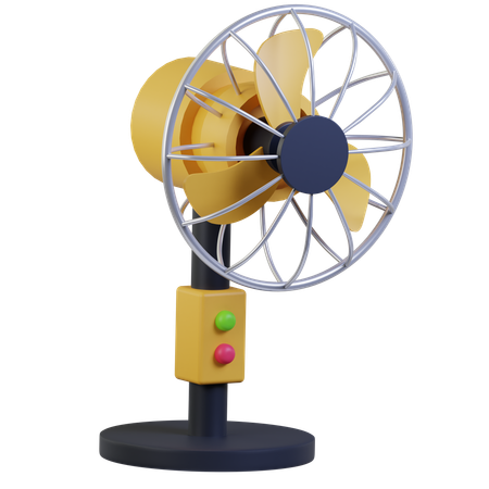 Electric Fan  3D Icon