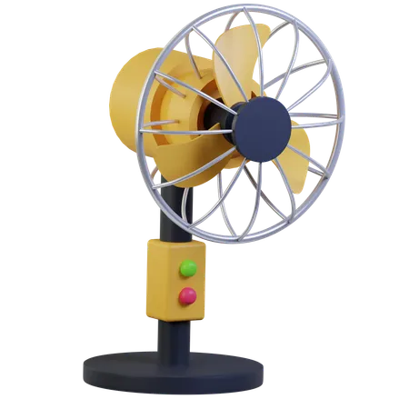 Electric Fan  3D Icon