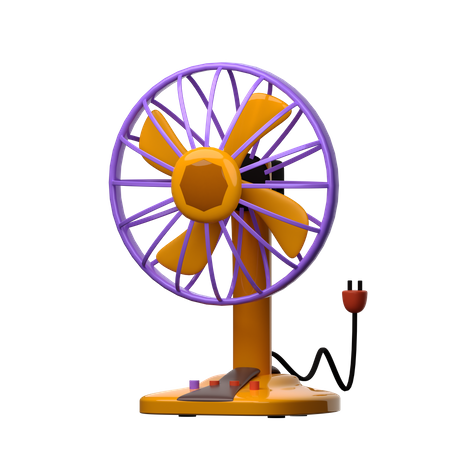 Electric Fan  3D Icon