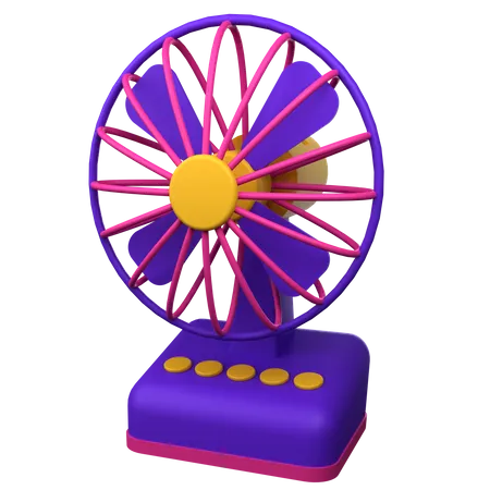 Electric Fan  3D Icon
