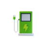 electric energy emoji 3d