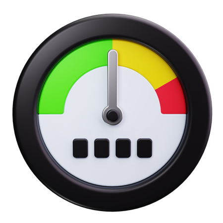 Electric Gauge  3D Icon