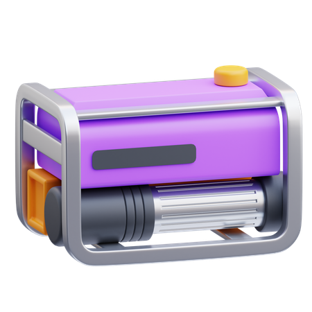 Electric Generator  3D Icon