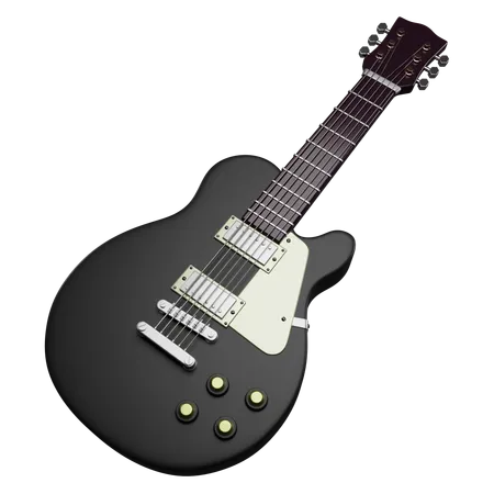 Guitar Musical Instrument 3D Icon