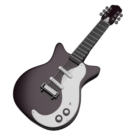 Electric Guitar  3D Icon