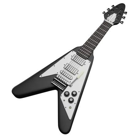 Guitar Musical Instrument 3D Icon