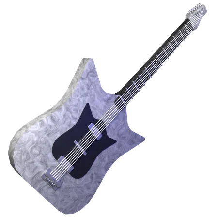 Electric Guitar  3D Icon