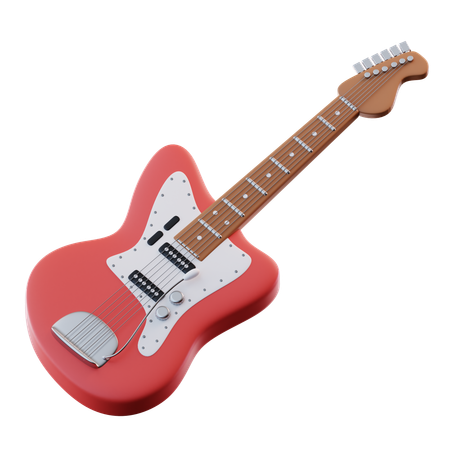 Electric Guitar  3D Icon