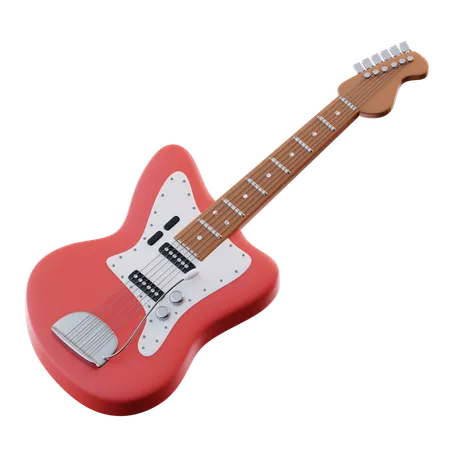 Electric Guitar  3D Icon