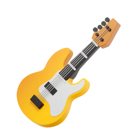 Electric Guitar  3D Icon