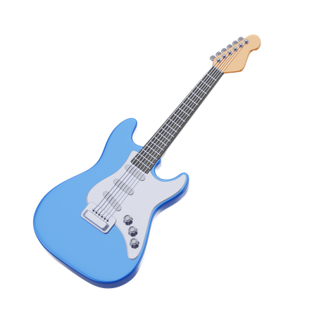 Electric Guitar  3D Icon