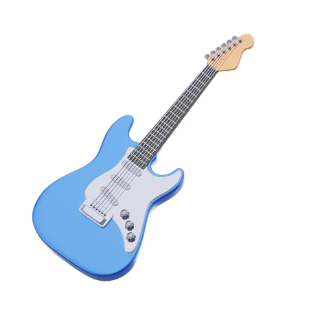 Electric Guitar  3D Icon