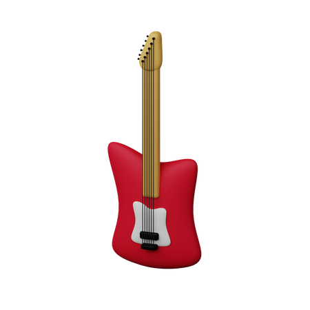 Electric Guitar  3D Icon