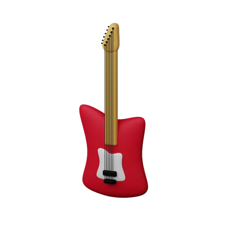 Electric Guitar  3D Icon