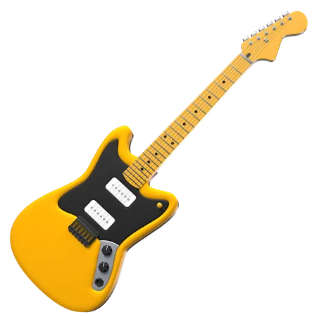 Electric Guitar  3D Icon