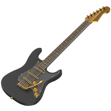 Electric Guitar  3D Icon