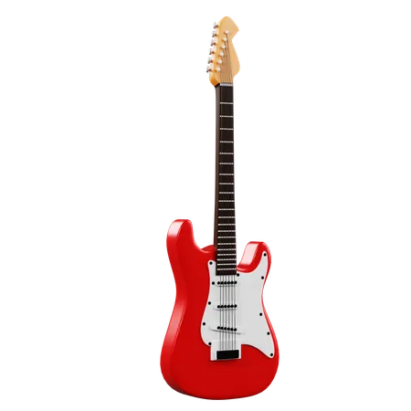 Electric Guitar  3D Icon