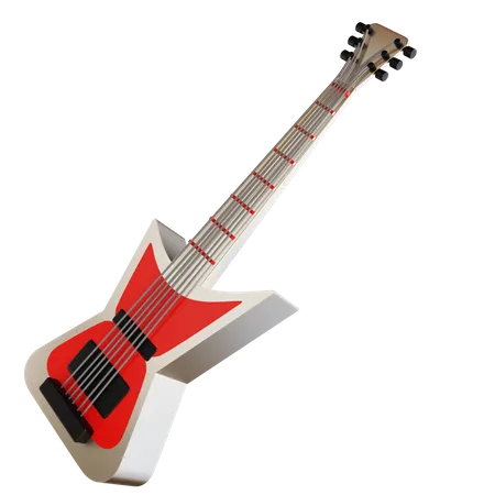 Electric Guitar  3D Icon