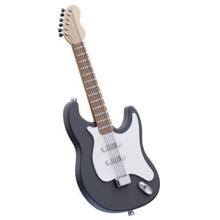 Electric Guitar  3D Icon