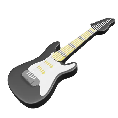 Electric Guitar  3D Icon