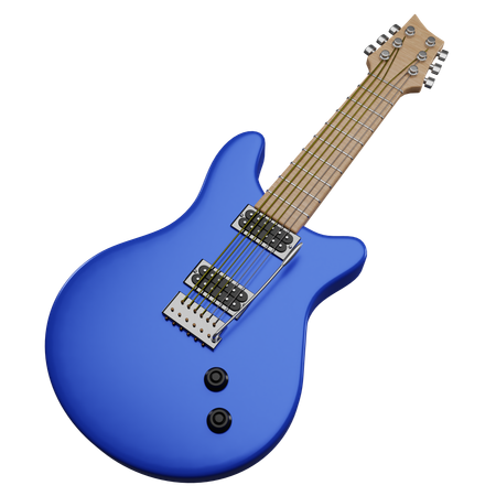 Electric Guitar  3D Icon