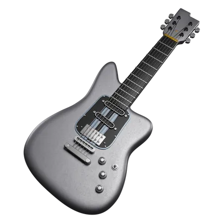 Electric Guitar  3D Icon