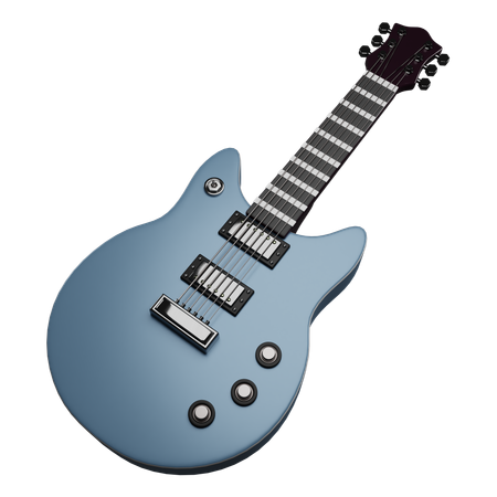 Electric Guitar  3D Icon