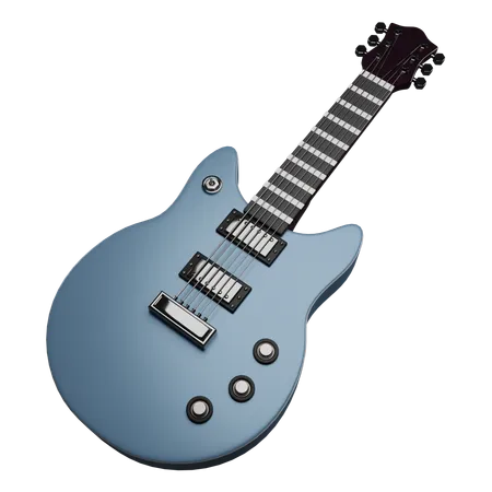 Electric Guitar  3D Icon