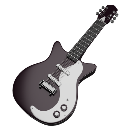 Electric Guitar  3D Icon