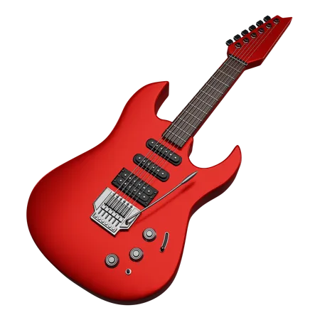 Electric Guitar  3D Icon