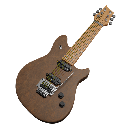 Electric Guitar  3D Icon